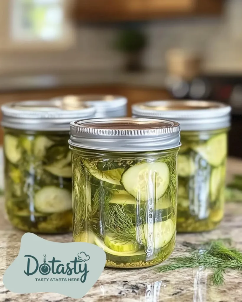 Trimmed cucumbers, smashed garlic, and dill ready for brining.