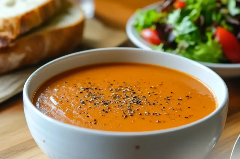 Roasted Red Pepper Gouda Soup
